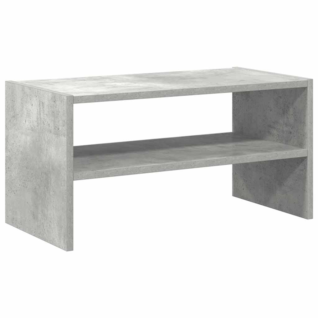 Stalak za cipele koji se može složiti beton sivi 60x30x30,5 cm