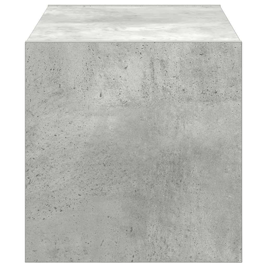 Stalak za cipele koji se može složiti beton sivi 60x30x30,5 cm
