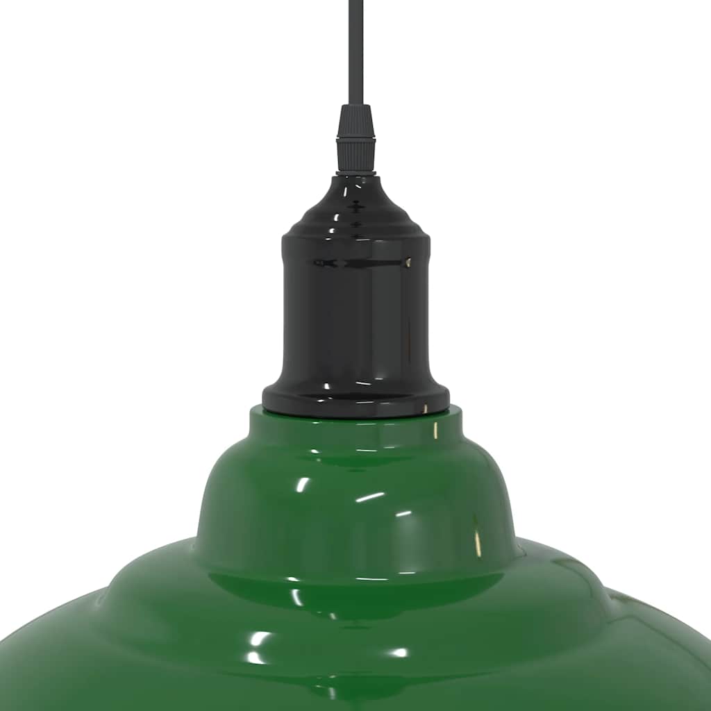 Visilica podesiva po visini E27 sjajno zelena Ø 31 cm metal