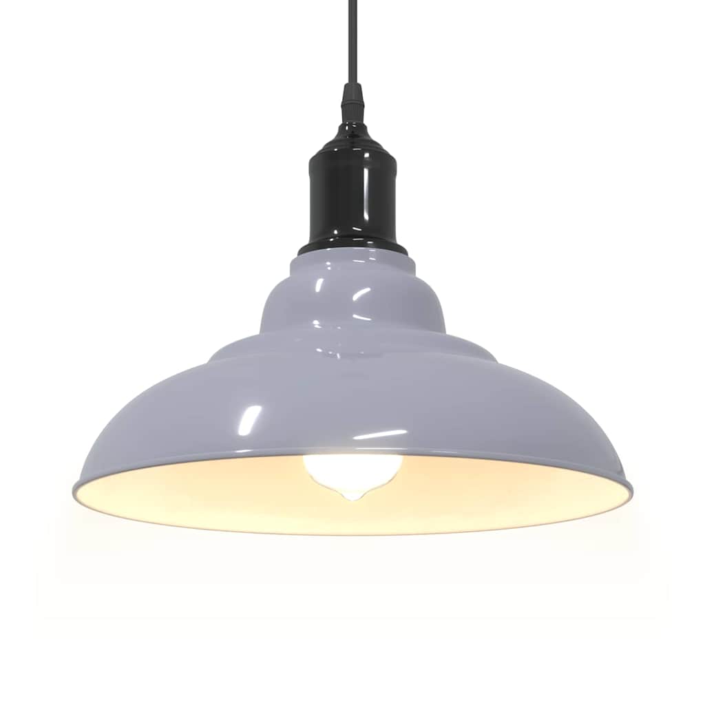 Visilica podesiva po visini E27 sjajno siva Ø 31 cm metal