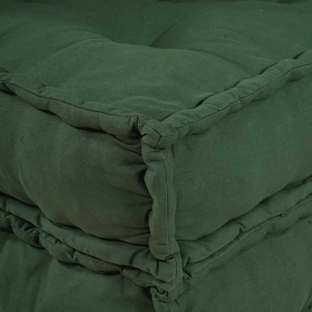Modularna sofa zelena 70x70x54 tkanina