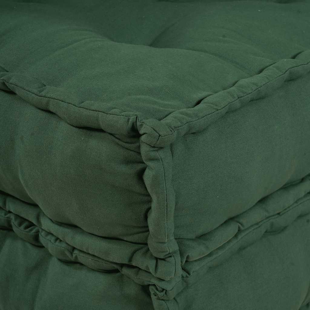 Modularna sofa zelena 70x70x54 tkanina