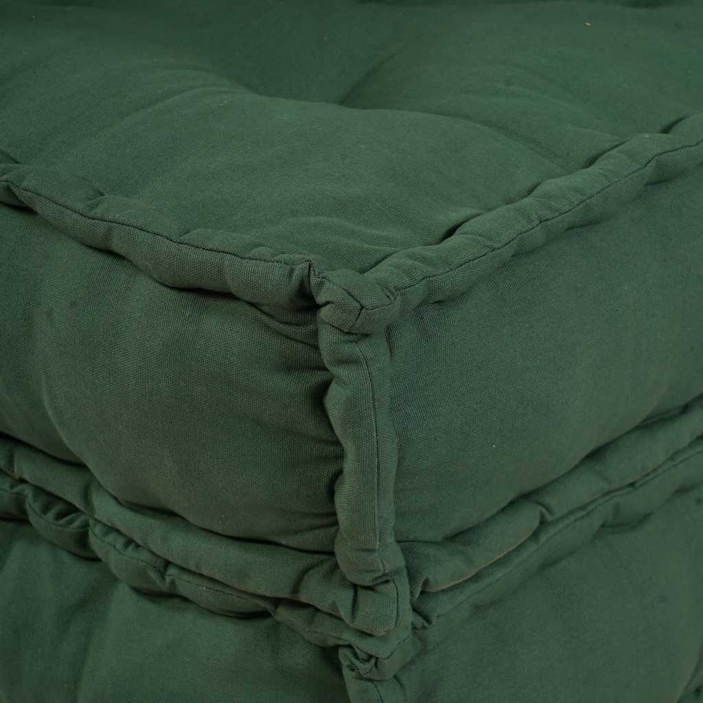 Modularna sofa zelena 70x70x36 tkanina