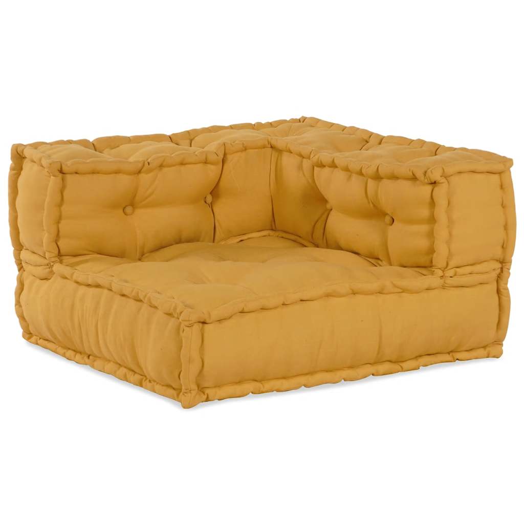 Modularna sofa žuta 70x70x54 tkanina