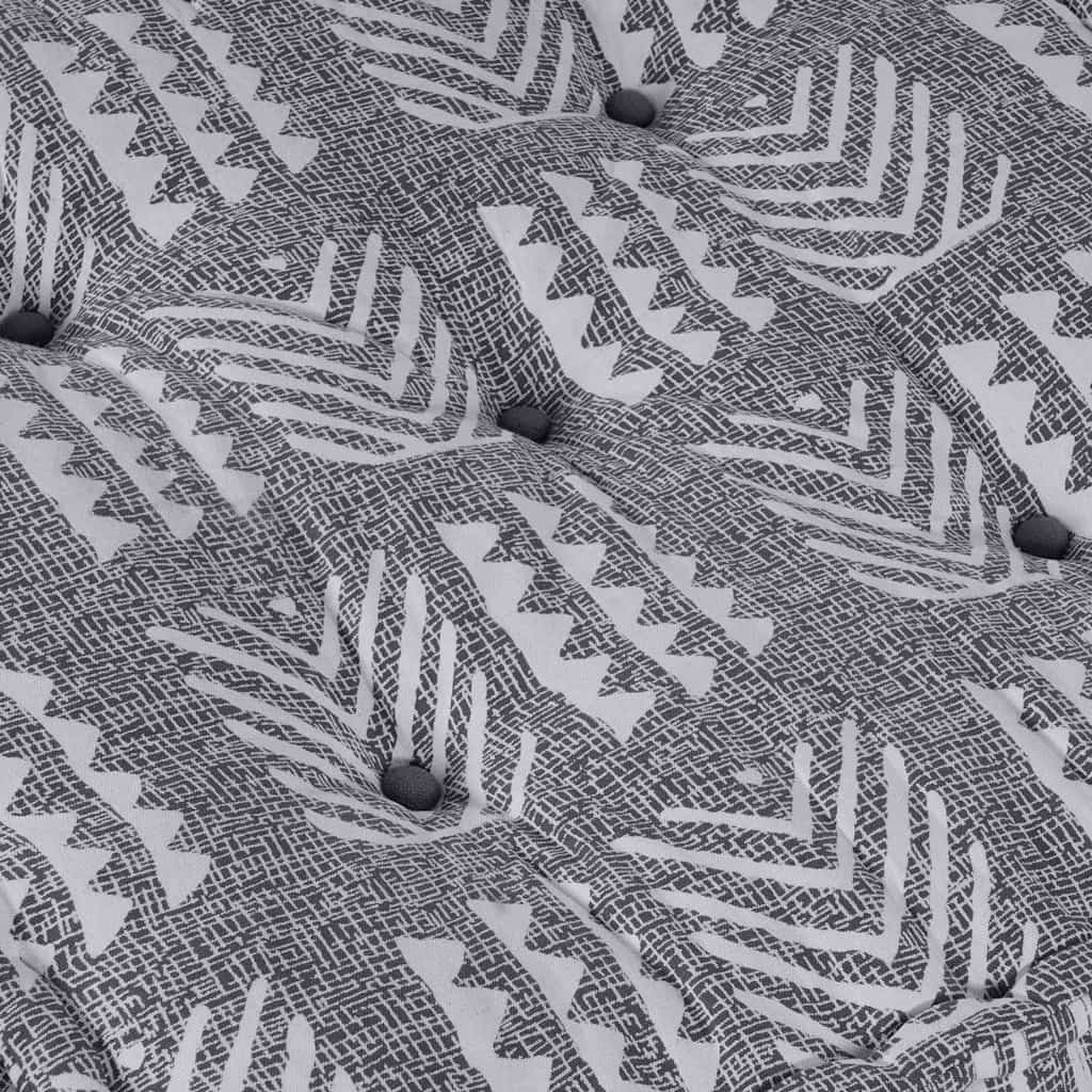 Modularna sofa Sivi Print 70 x 70 x 36 cm Tkanina