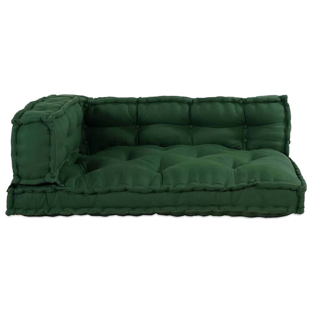 Jastučić za paletni kauč 3 pcs Zelena 120 x 80 x 38 cm Tkanina