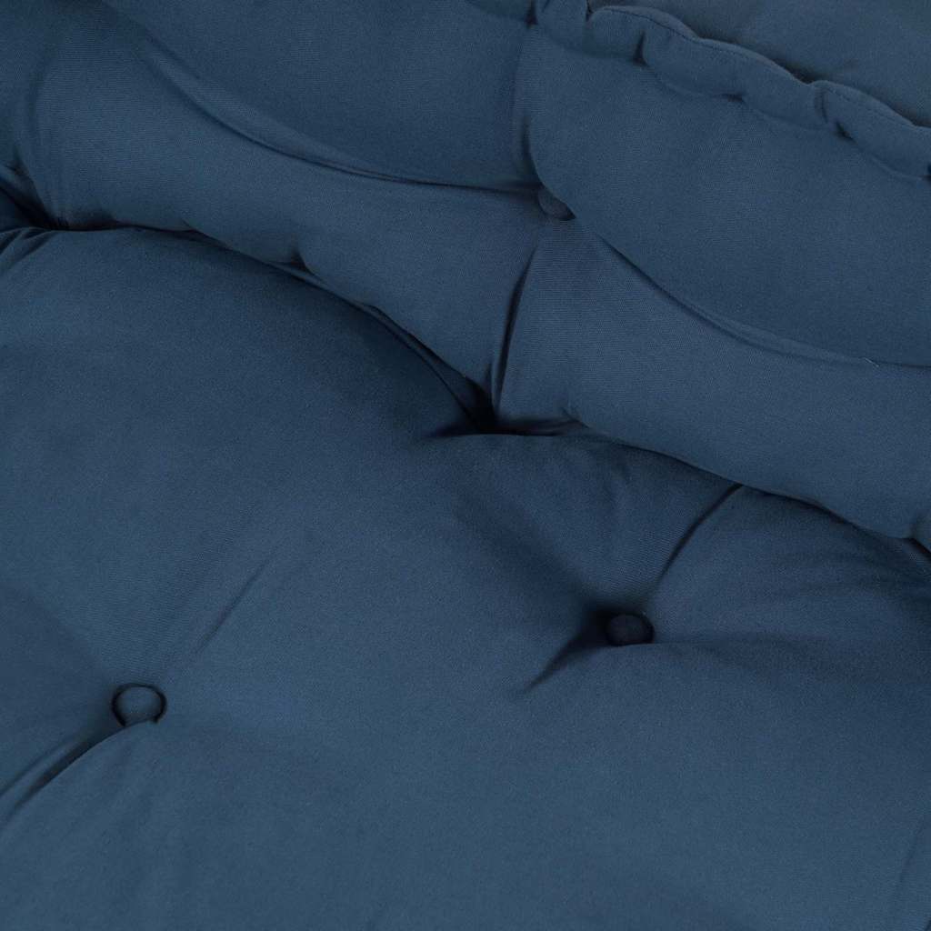 Jastučić za paletni kauč 2 pcs Indigo 120 x 80 x 38 cm Tkanina