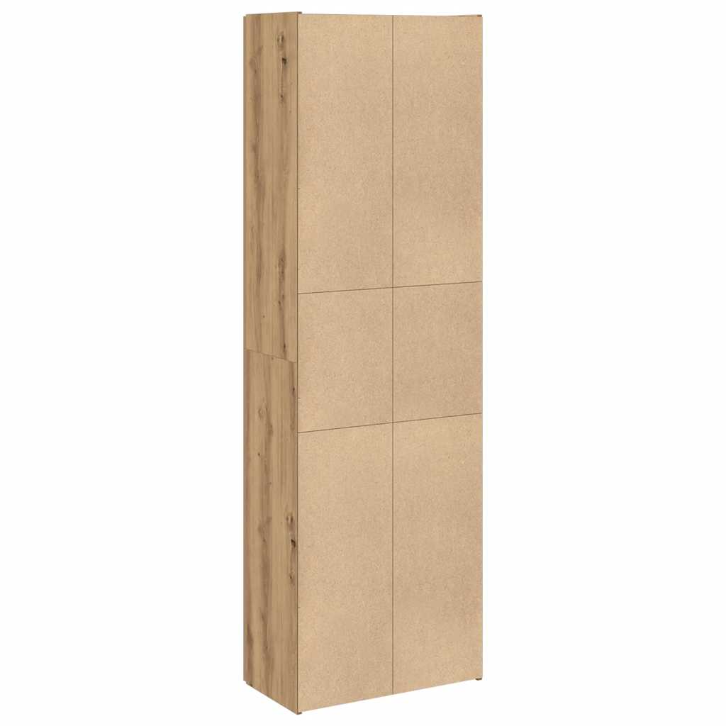 Visoka ploča Artisan hrast 60x32x190 cm izrađeno drvo