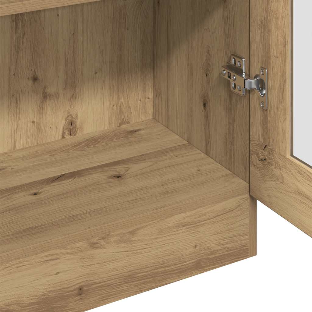 Visoka polica Artisan hrast 82,5x30,5x150 cm Inženjersko drvo