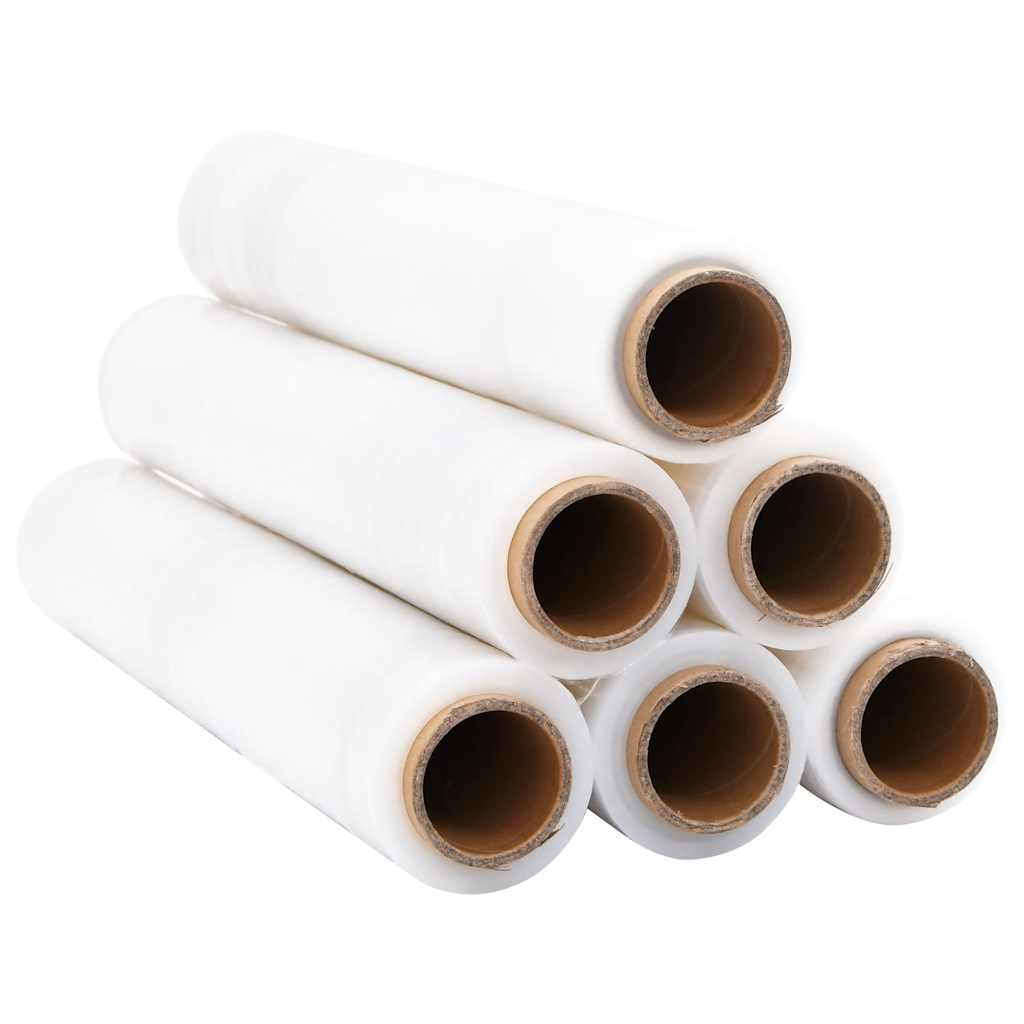 rastezljiva folija 6 kom prozirna 23 μm 50 cm x 300 m