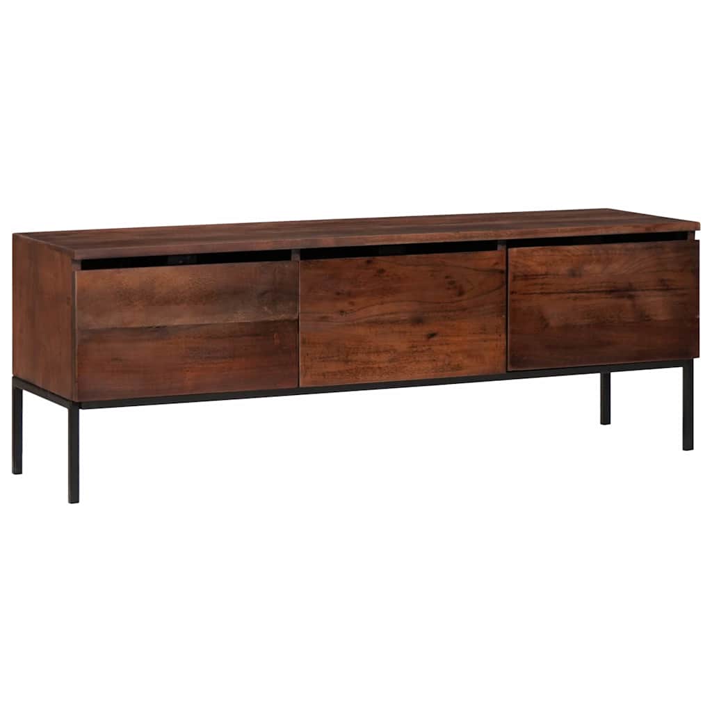TV ormar boja meda 110 x 30 x 36 cm Masivno bagremovo drvo