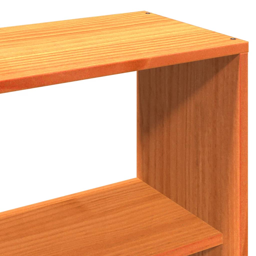 Okvir kreveta bez madraca voštano smeđi 140x200 cm od borovine