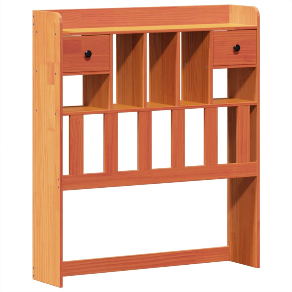 Okvir kreveta bez madraca voštano smeđi 100x200 cm od borovine