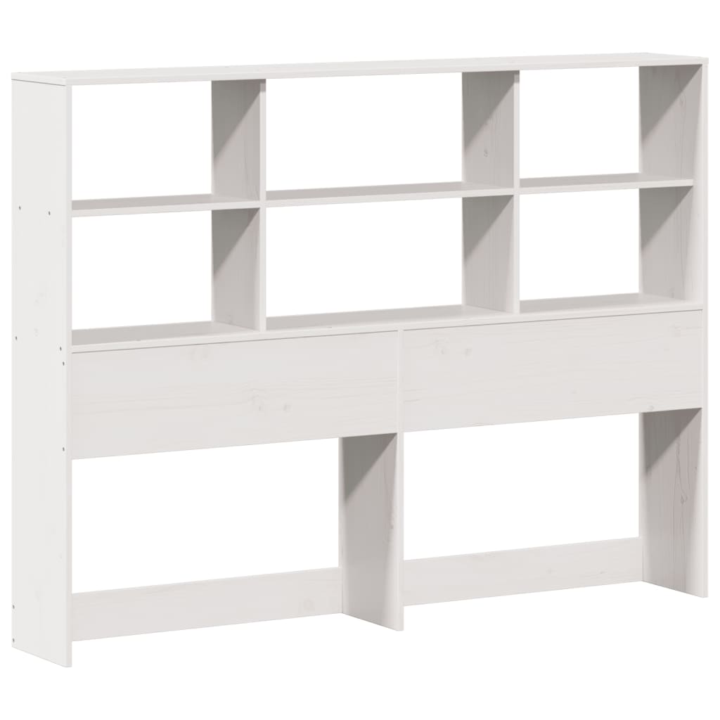 Okvir kreveta bez madraca bijeli 160x200 cm od masivne borovine