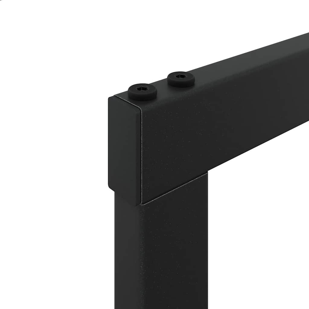 Stalak za drva crni 110x30x116 cm čelik