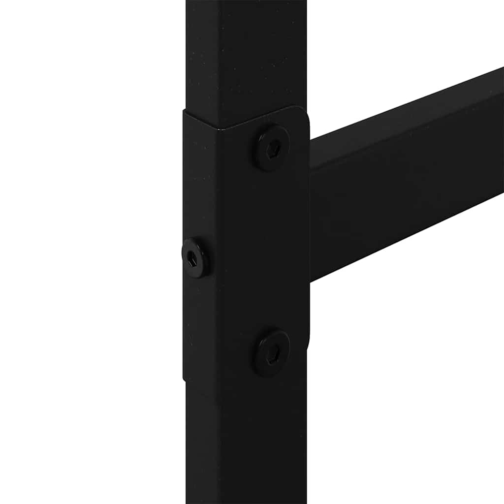 Stalak za drva crni 50x30x209 cm čelik