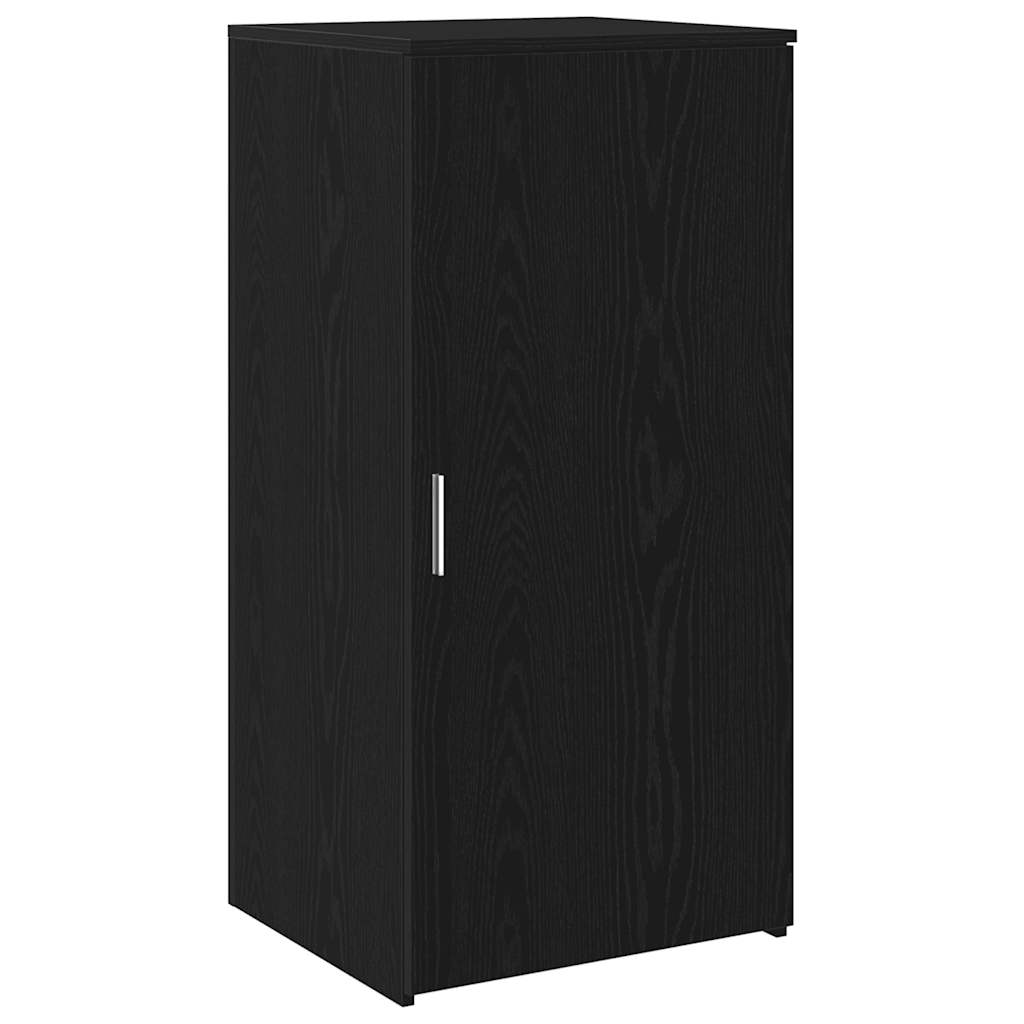 Recepcijski stol crni hrast 200x50x103,5 cm inženjerski drvo