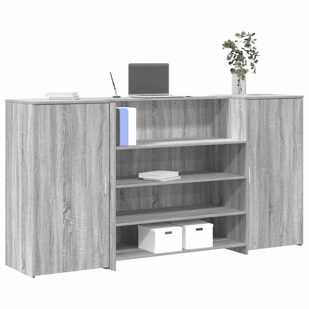 Recepcijski stol 200x50x103,5 cm od konstruiranog drva
