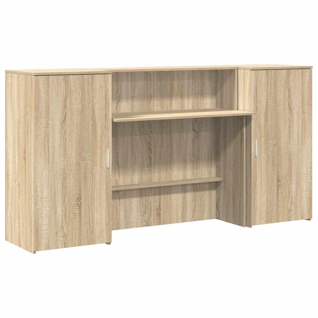 Recepcijski stol 200x50x103,5 cm od konstruiranog drva