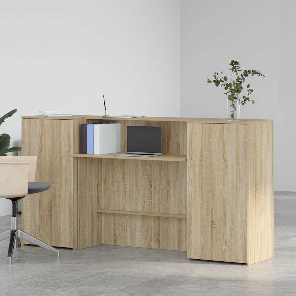 Recepcijski stol 200x50x103,5 cm od konstruiranog drva
