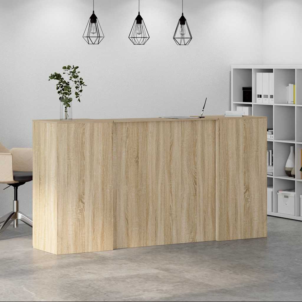 Recepcijski stol 200x50x103,5 cm od konstruiranog drva