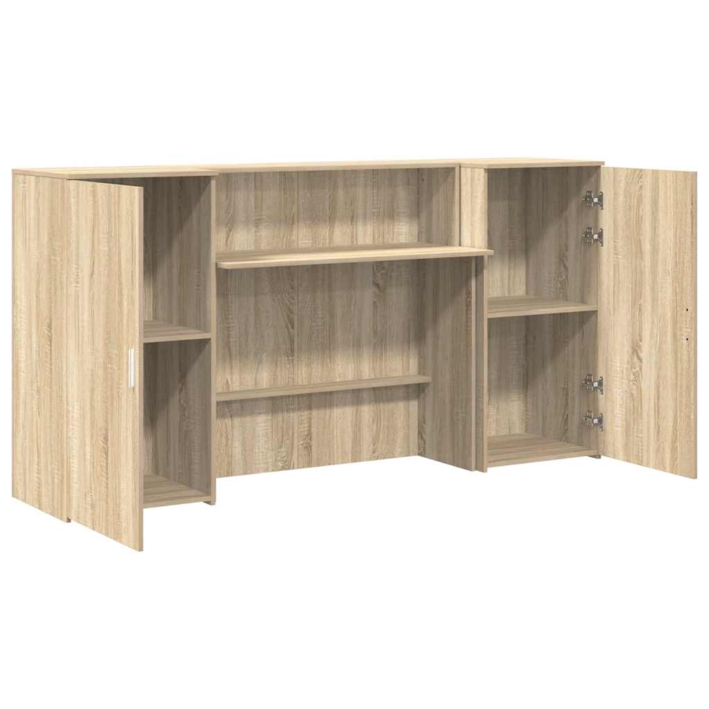 Recepcijski stol 200x50x103,5 cm od konstruiranog drva