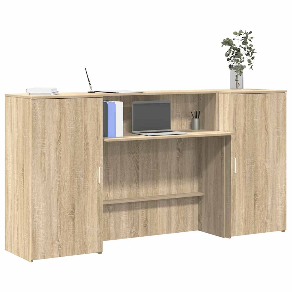 Recepcijski stol 200x50x103,5 cm od konstruiranog drva