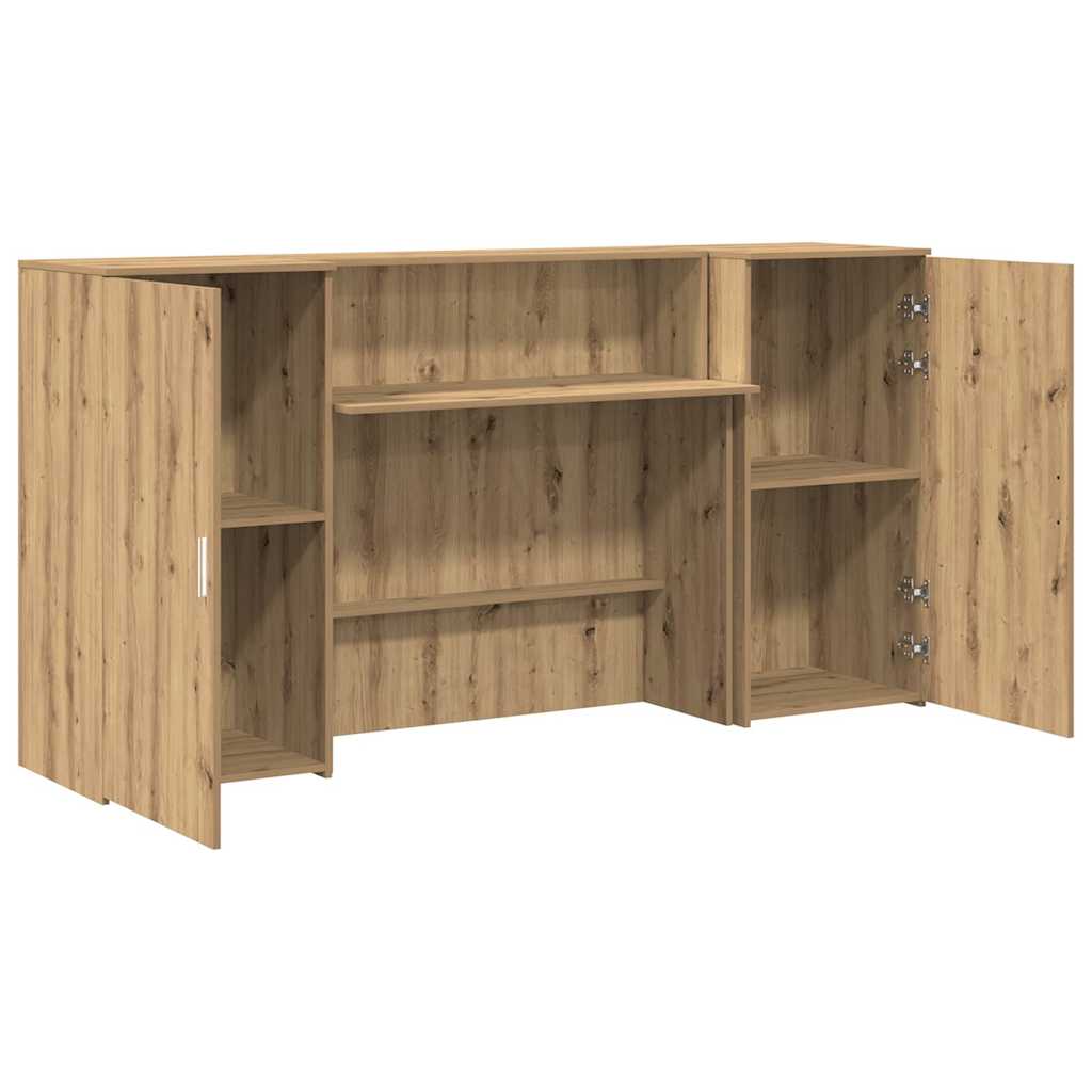 Recepcijski stol 200x50x103,5 cm od konstruiranog drva