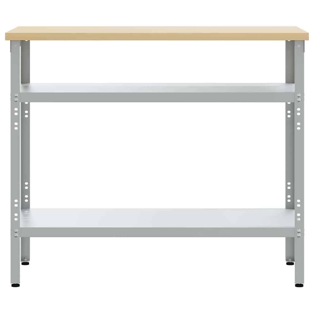 Radni Stol Siva 100 x 55 x 85 cm Čelik s prahom premazan