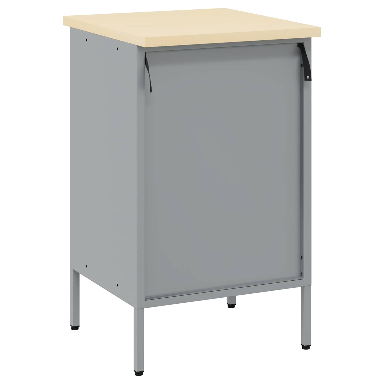 Radni stol Crna i Siva 50 x 55 x 85 cm Inženjerska drva i čelik