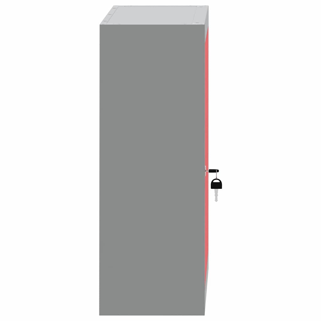 Ormar za alate s policom Crvena i siva 50 x 20 x 55 cm
