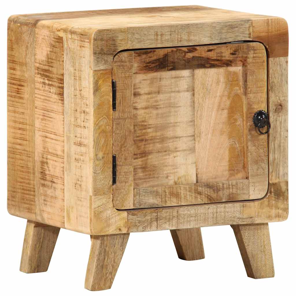 Noćni ormarić 2 kom 40x32x46 cm puno drvo grubo mango