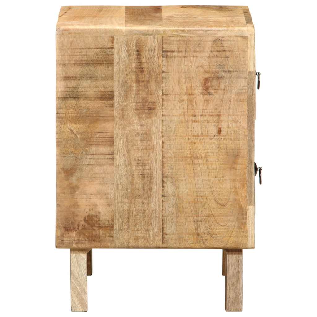 Noćni ormarić 40x32x46 cm Puno drvo Grubo Mango