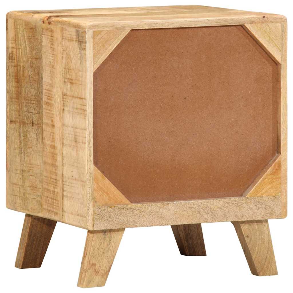 Noćni ormarić 40x32x46 cm Puno drvo Grubo Mango