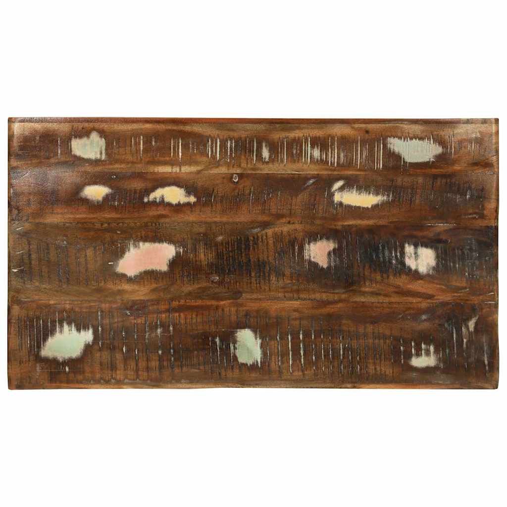 Kava Stol Šareni 90 x 50 x 35 cm Čvrsto drvo iz reciklaže