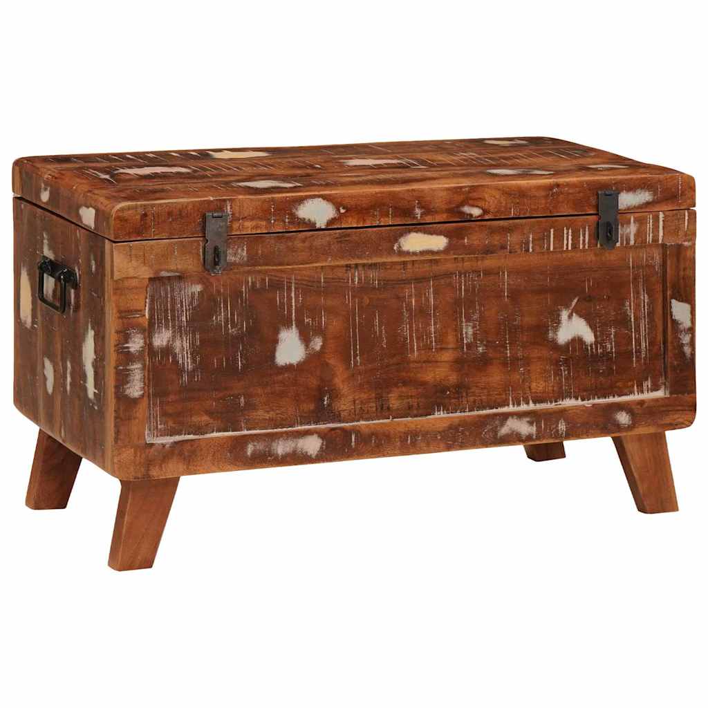 Kutija za spremanje 70 x 35 x 40 cm masivno obnovljeno drvo