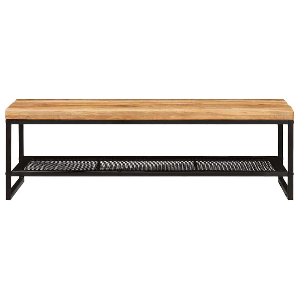 Kava Stol Smeđa i crna 110 x 55 x 35 cm Čvrsto drvo manga