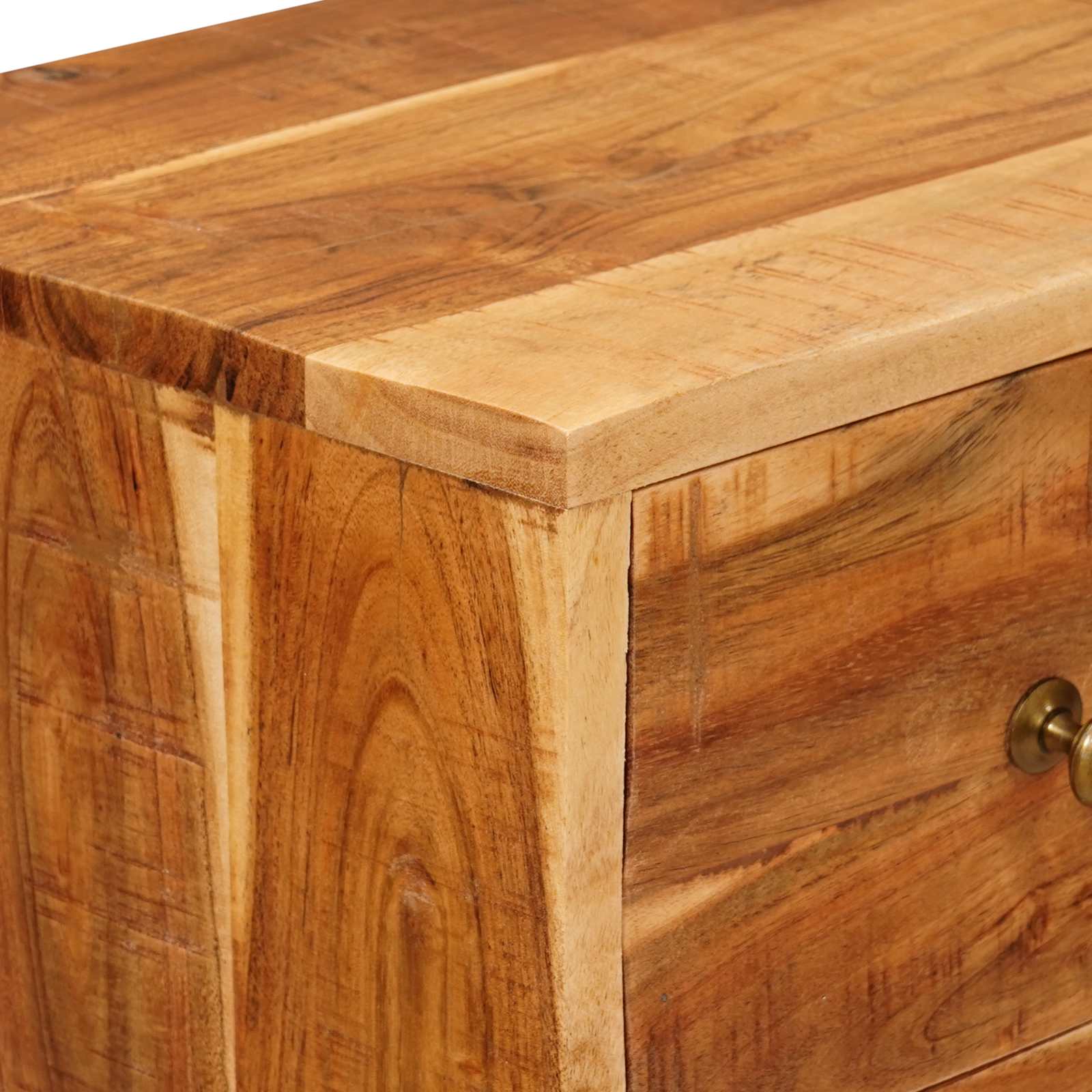 Komoda s ladicama Prirodna 55 x 30 x 90 cm Čvrsto drvo akacije