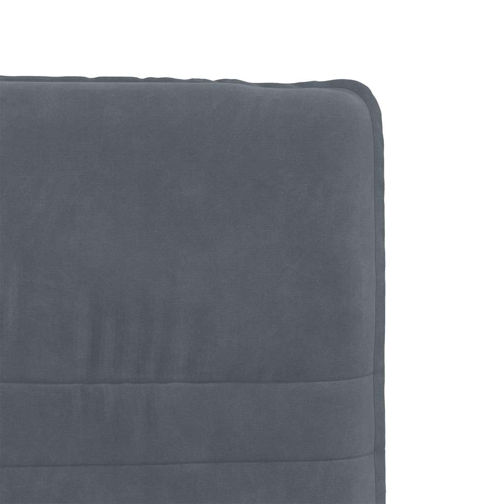 Blagovaonska stolica tamnosiva baršunasta