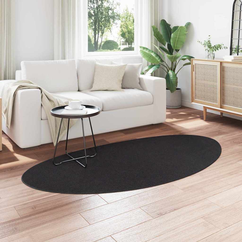 Tepisi za područja HUARTE Crna 100 x 200 cm Poliester
