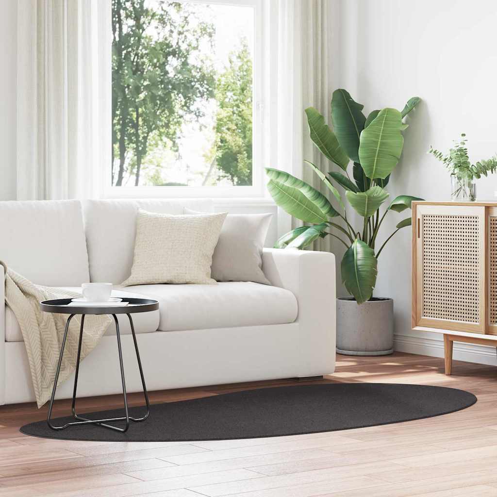 Tepisi za područja HUARTE Antracit 100 x 200 cm Poliester