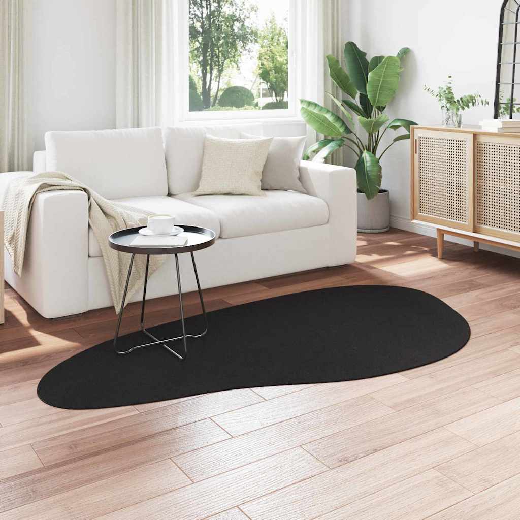 Tepisi za područja HUARTE Crna 100 x 200 cm Poliester
