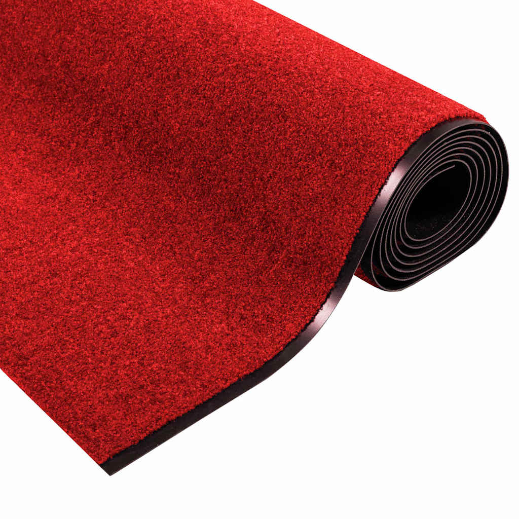Otirač Ostalo Crvena i Crna 120 x 400 cm Poliamid i PVC