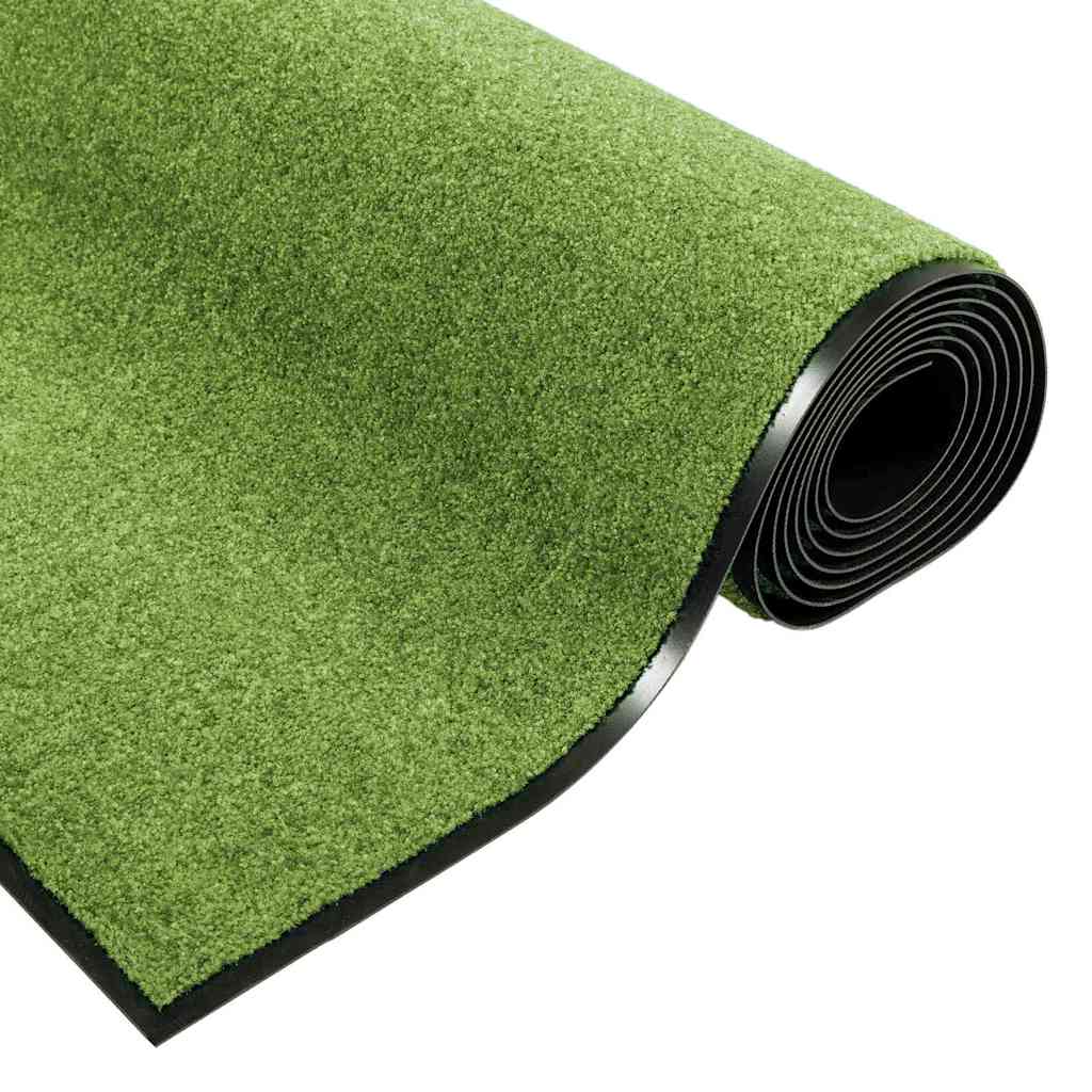 Otirač Ostalo Zelena i crna 120 x 250 cm Poliamid i PVC