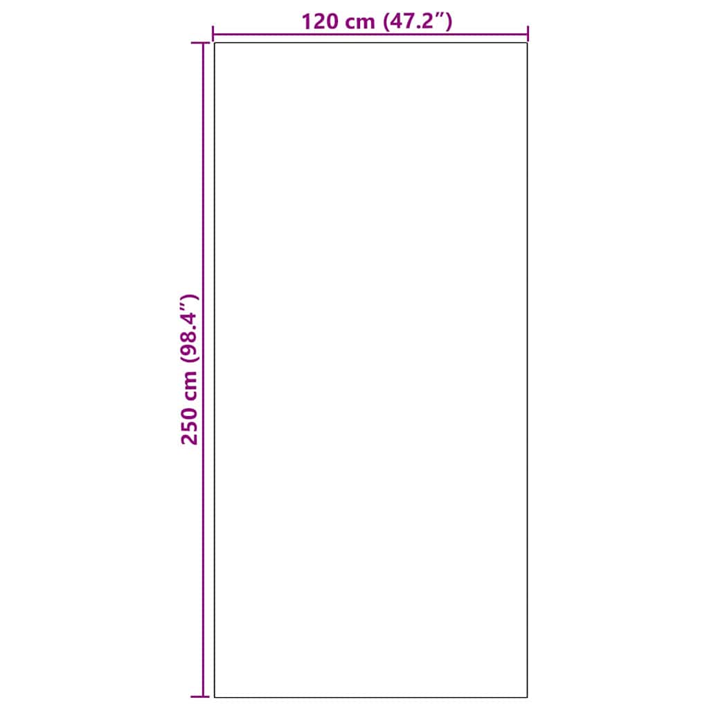 Otirač Plava i crna 120 x 250 cm 100% poliamid