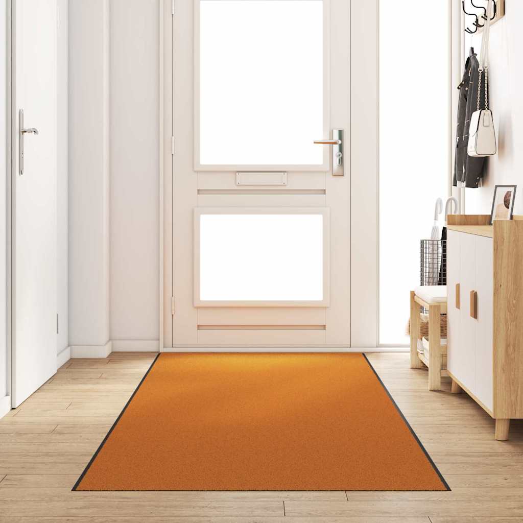 Otirač Ostalo Narančasta i Crna 120 x 400 cm Poliamid i PVC