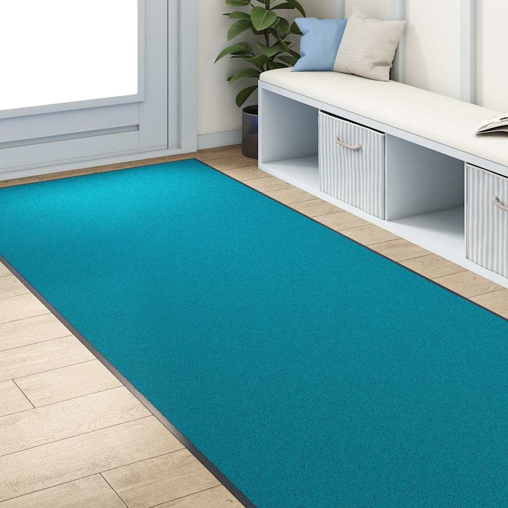 Otirač Ostalo Cijan i crna 120 x 250 cm Poliamid i PVC