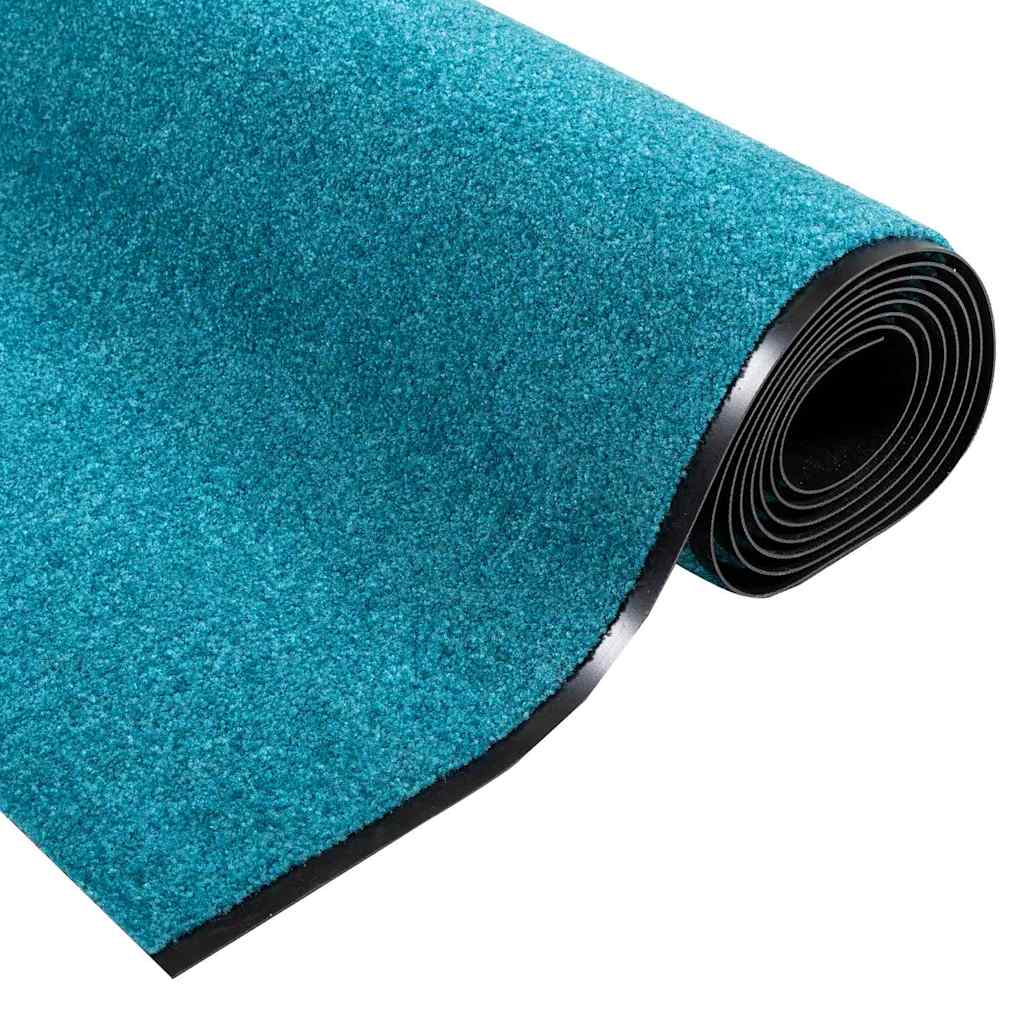 Otirač Ostalo Cijan i crna 120 x 400 cm Poliamid i PVC