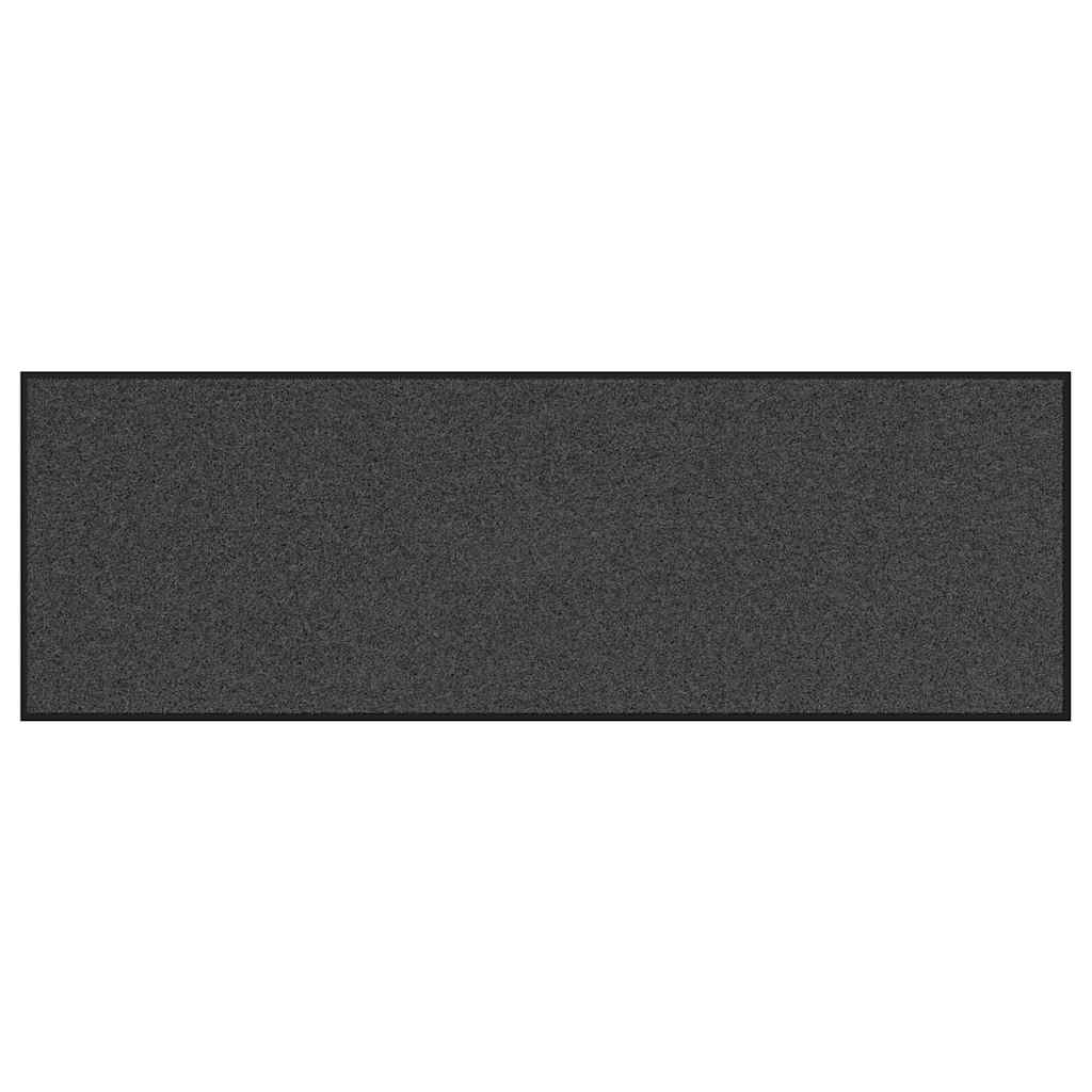 Otirač Antracit i crna 60 x 180 cm 100% poliamid