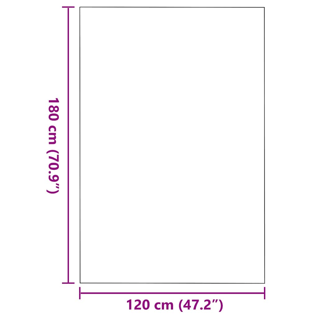 Otirač Crvena i Crna 120 x 180 cm 100% poliamid